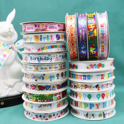Verpackungs band Polyester Druck Gurtband Bouquet Bandage