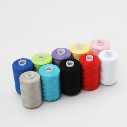 Haushalts nähmaschine Gewinde Dacron Gewinde kunden spezifische Farbe Kleine Rolle DIY Amazon Thread Großhandel