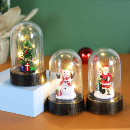 Kreative Weihnachts dekorationen Kleine Nacht lampe Desktop Ornamente