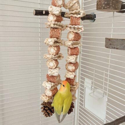 Mittlere und große Papagei Vogel Schleifen Mund Biss Spielzeug