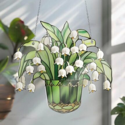 Flower Acrylic Window Hanger Art Decoration