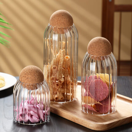 Aufbewahrung sglas-Kugel aus Holz stecker, Dufttee, versiegeltes Glas, Pralinen schachtel, Kaffeebohnen, Aufbewahrung sbox