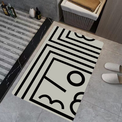 Weiche Kieselalgen Schlamm Boden Bad Wc Saugfähigen Nicht-slip Eintrag Teppich Tür Matte