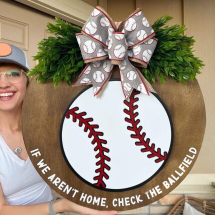 Haustür Dekoration Baseball Sommer girlande