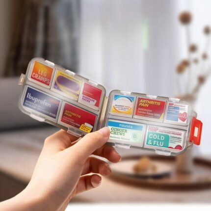 Stickers Waterproof Moisture-proof Plastic Small Medicine Box For One Week
