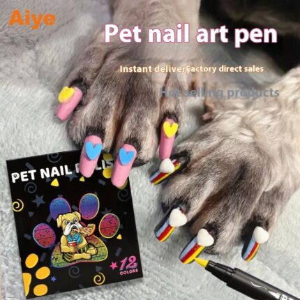 Beauty Paint Pen Graffiti Haken Linie Drei-in-Eins weiche Kopf Nagel bürste