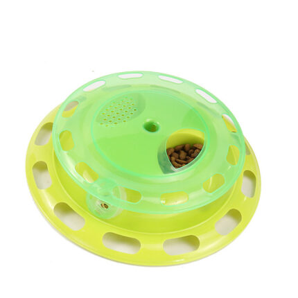 Fütterung Katze Spielzeug Glocke Ball Puzzle Katze Plattenspieler