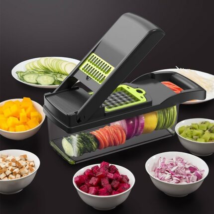 Multifunktion aler Gemüses ch neider für die Küche, die Obst artefakt schneidet und abschneidet