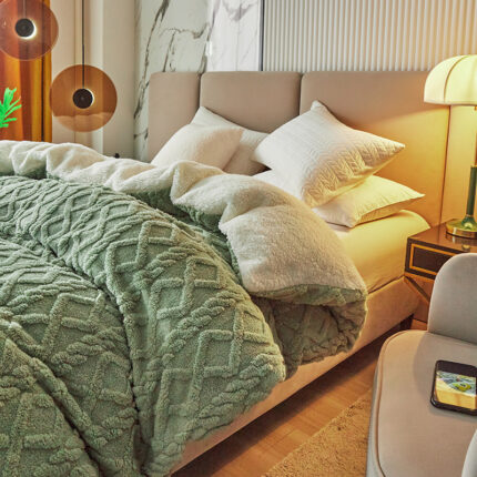 Doppels chicht Verdickte Decke Lambs wolle Sofa Decke Büro Nap Klimaanlage Kinder Stepp decke