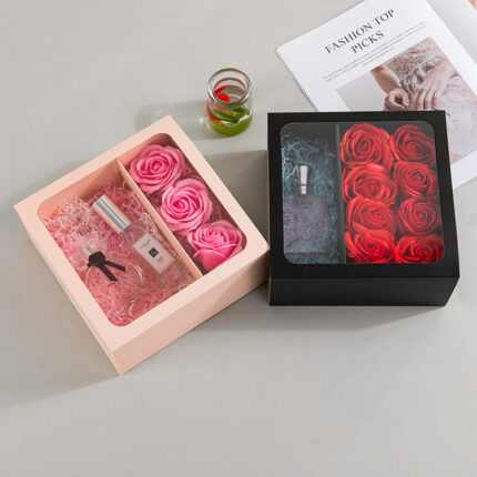 Qixi Festival Geschenk Blumen tragbare Blumen box