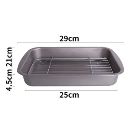 Ofen gegrilltem fisch tablett