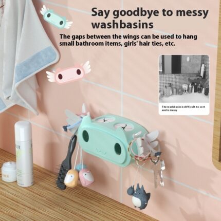 Badezimmer-Wandbehang ELF Elektrische Zahnbürsten halter kann hängend sein Tasse Elektrische Zahnbürsten halter