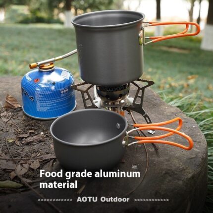 Outdoor Camping Kochgeschirr Picknick Portable Topf
