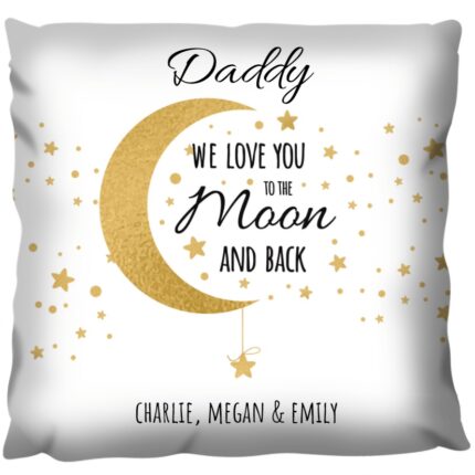 Papa Liebt Sie Zum Mond Kissen Kissenbezug