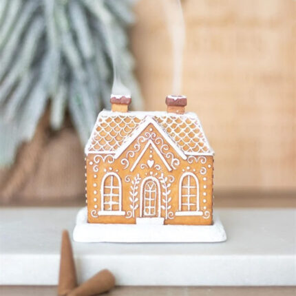 Weihnachten Schnee Top Harz Ingwer Kuchen Cottage Räucher stäbchen Brenner