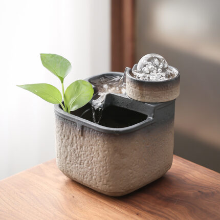 Desktop Wasser Rad Kleinen Brunnen Ornament