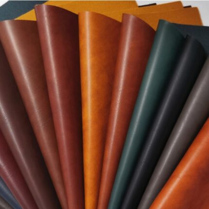 Recycelte PU-Leder zweifarbig geprägte Kunstleder hülle Lederschuhe Rpet Leder Leder