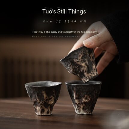 Lotus-Reim Steinzeug Lotus Tee tasse
