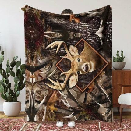 Bedruckte Flanell decke Dicke Doppels chicht Decke Klimaanlage Decke