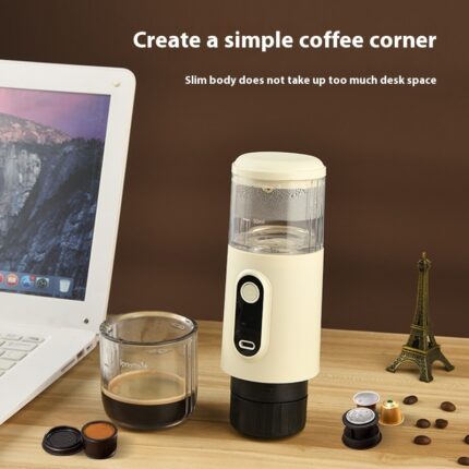 Wireless Portable Italian Coffee Machine Electric Concentrated Capsule Small Portable Outdoor Vehicle-mounted Home Use