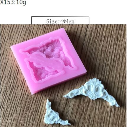 Variety of lace shape fondant cake silicone mold
