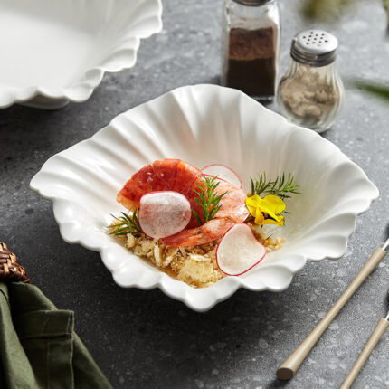 Square Bowl Plate Fruit Salad Bowl