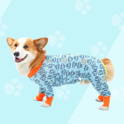 Hund Langarm Homewear Haustier Vierbeinige Kleidung