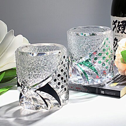 Hand gefertigte Kristall Whisky Weinglas Dekoration Heimische Geschenk Licht Luxus Tasse