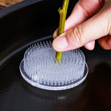 Plastic Transparent Chinese Style Jianshan Flower Arrangement Base
