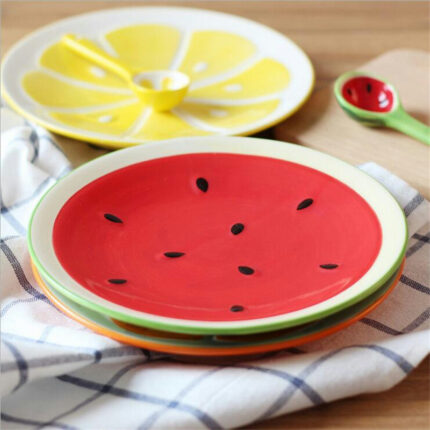 Haushalt Keramik Platte Kreative Obst 8 Zoll
