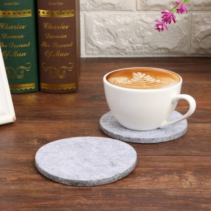 Filz wasser absorbierende Untersetzer Anzug Kaffeetasse Matte Wärmedämmung rutsch fest