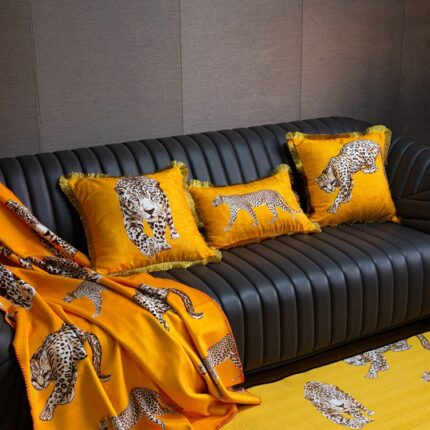 Mode Leopard Sofa Taillen kissen Gezeiten Marke Kissen bezug