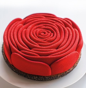 Melaleuca Große Rose Valentinstag Mousse Silikon Französisch Kuchen form
