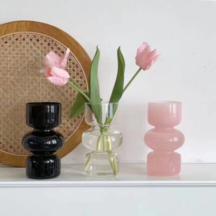 Vintage Glasvase personal isierte kreative hydro po nische Blumen arrangement behälter Ornamente