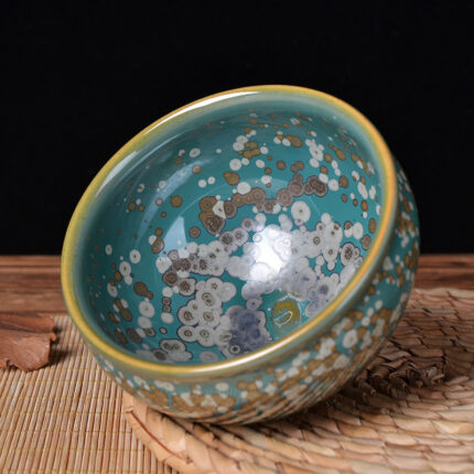 Ofen gebackene Jian Zhan Tee tasse Kung Fu Tee Set Haushalt Tee Tinte Tasse