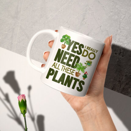 Botanische Keramik Kaffee Weiß Becher