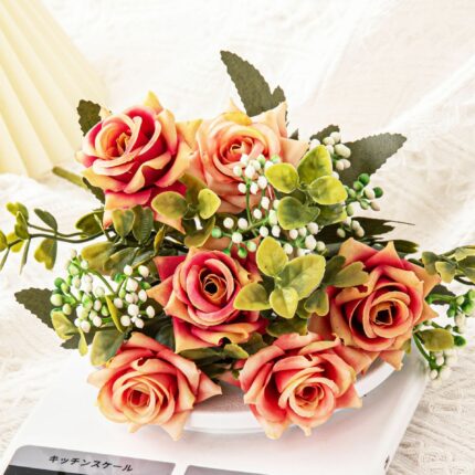 Nordische Simulations-Seiden blumen verzierungen für Wohnzimmer dekoration