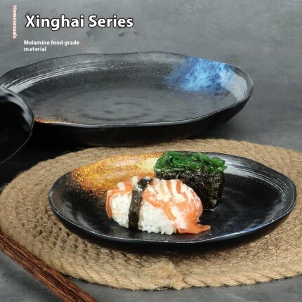 Melamine Disc Plastic Bone Dish Restaurant Dish Round