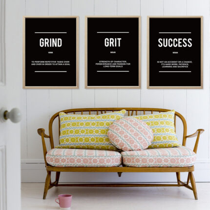Wand kunst Inspirierende inspirierende Zitate Büro dekor