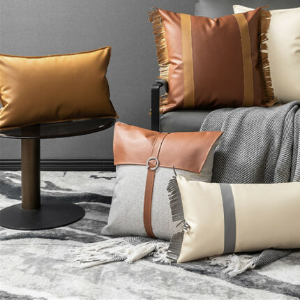 Leichte Luxus Kissen bezug, Sofa, Wohnzimmer, Haushalts leder