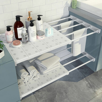 Garderoben schrank fach Teleskop-Ablage regal