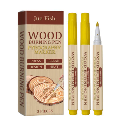 Woodworking Burning Pyrograph Pen Effect Marks