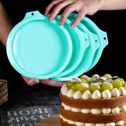 Silicone chiffon cake molds