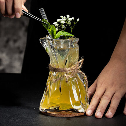 Origami Design transparentes kreatives Glas
