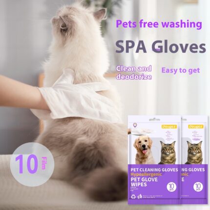 Dry Cleaning Disinfecting Paper Deodorant Pet Supplies Pet Disposable Gloves