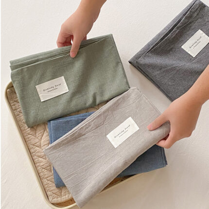 Fashion Simple Cotton Washed Pillowcase