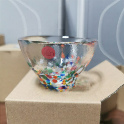 Japanische Tsugaru Buntglas Weingläser