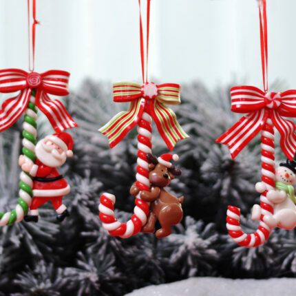 Weihnachts produkt Polymer Clay Weihnachts mann Ornamente