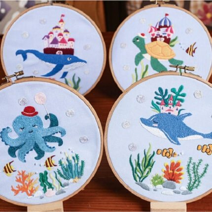 Diy Material Package Original Infauna Series Beginner Entry Manual Embroidery Kit