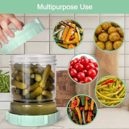Glas Kimchi Jar Lebensmittel flasche Aufbewahrung Küche Organizer